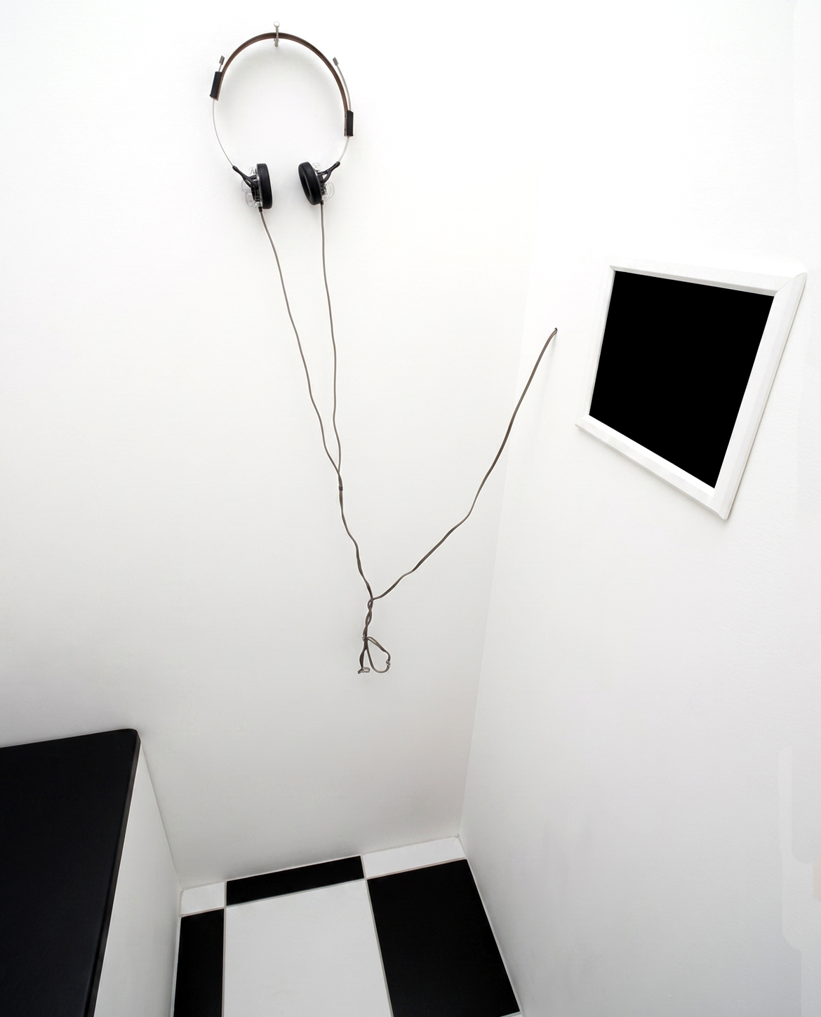 One of three booths in Jane Rubin's monumental multimedia installation in the 3rd LACE Annuale, Fall 1988.
