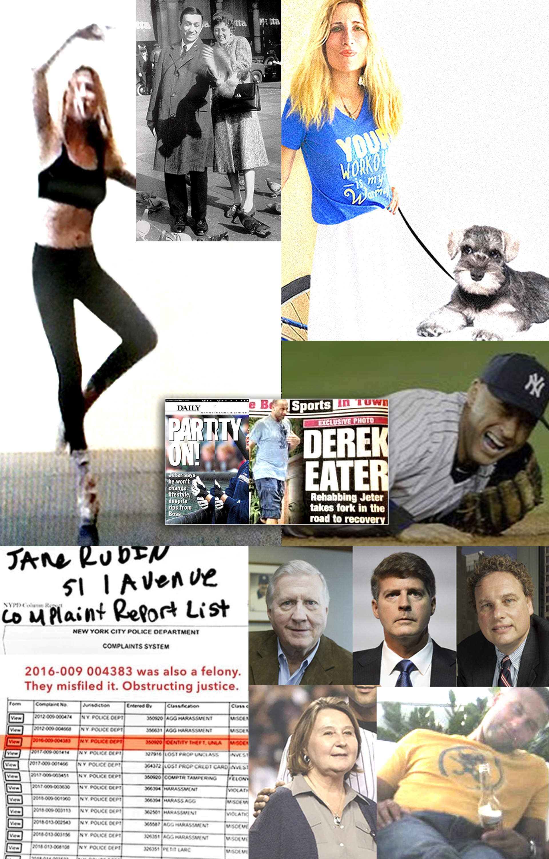 Artist, Composer, Choreographer Jane Rubin, in lean athletic shape and with the ability to train and dance professionally, in her late 40s and early 50s, and now in 2026, versus Derek Jeter in 2012, at only 38, overweight, injured, done.