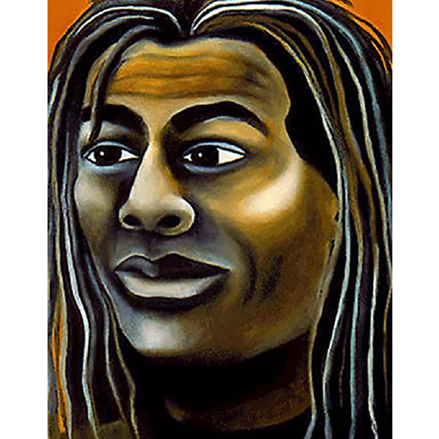 Portrait of Billy from life; oil on canvas © Jane Rubin Circa 1991-92