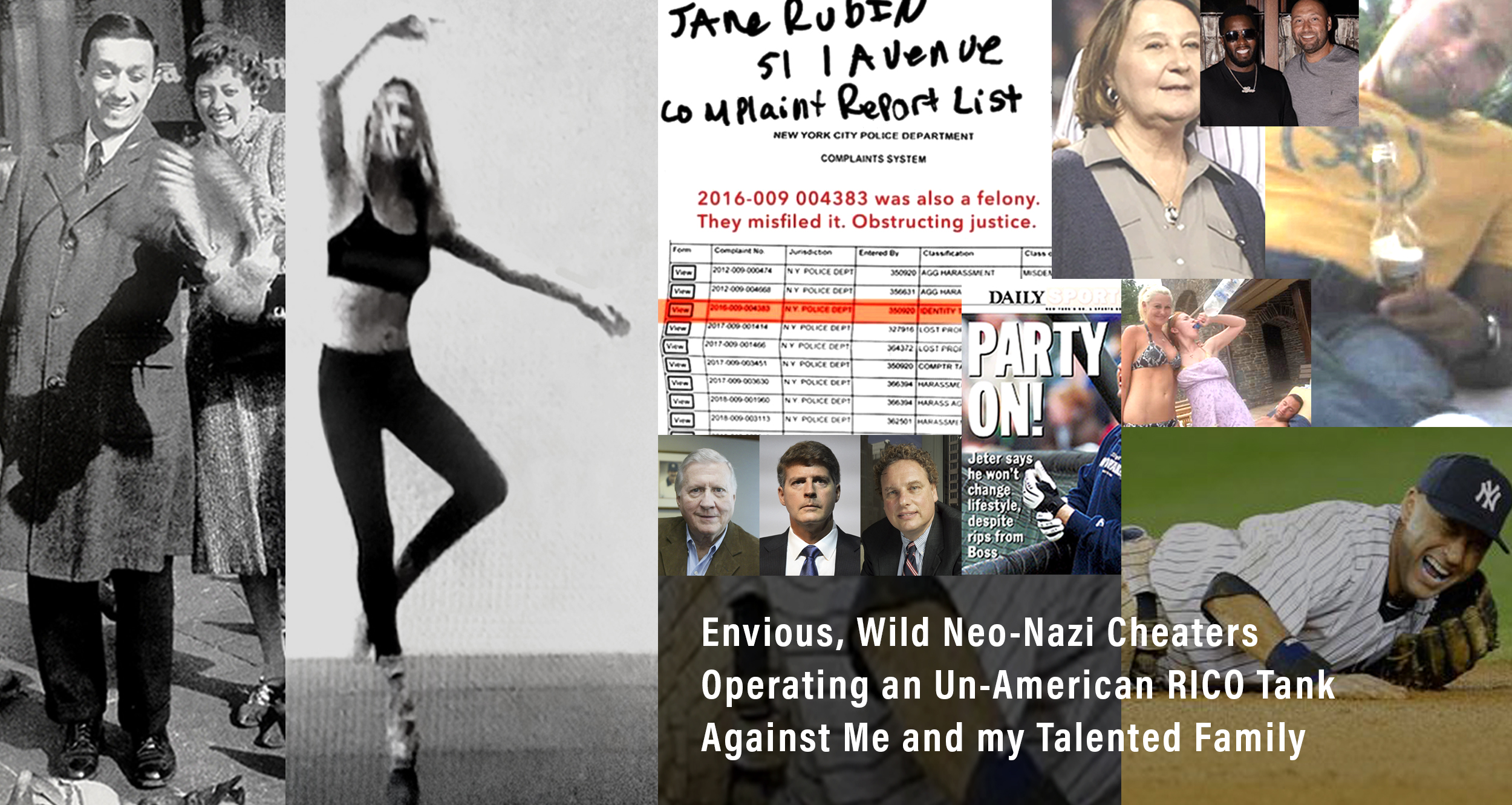 Artist, Composer, Choreographer Jane Rubin, in lean athletic shape and with the ability to train and dance professionally, in her late 40s and early 50s, and now in 2026, versus Derek Jeter in 2012, at only 38, overweight, injured, done.